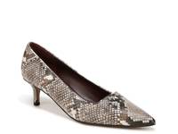 Kim Pump Grey Snake Print view