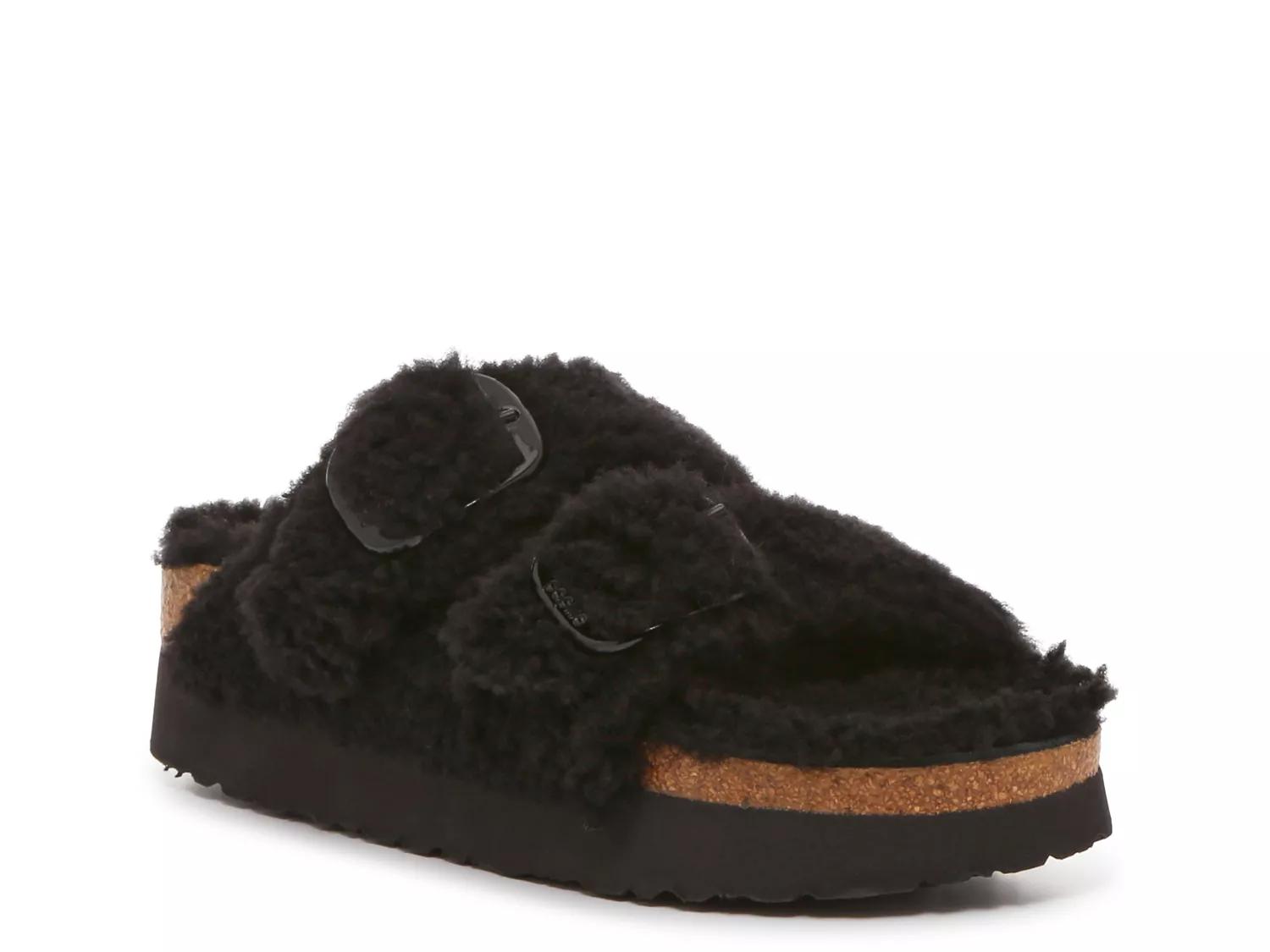 Papillio by Birkenstock Arizona Big Buckle Shearling Platform Sandal - Women's