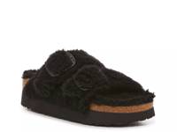 Papillio by Birkenstock Arizona Big Buckle Shearling Platform Sandal - Women's Black view