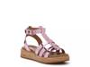 Southy Platform Sandal -Kids' Metallic Pink view