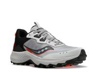 Aura Trail Running Shoe - Men's Grey/Red/Black view