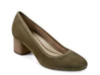 Rellia Pump Dark Green Suede view