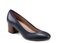 Rellia Pump Navy Leather view