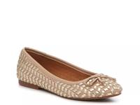 Sargena Ballet Flat Dusty Sand Blush/Gold Metallic view