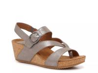 Evelyn Wedge Sandal Pewter Metallic view