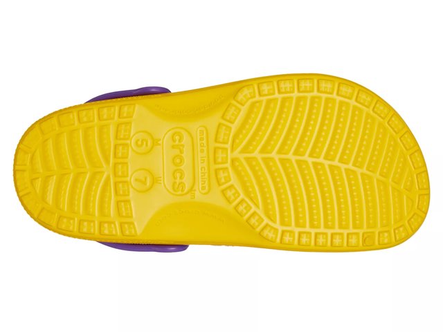 Crocs College LSU Classic Clog - Free Shipping | DSW display picture 1