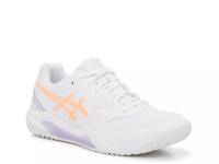 GEL-Dedicate 8 Pickleball Sneaker - Women's White/Bright Sunstone/Light Purple view