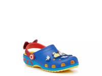 Snow White Classic Clog - Kids' Sunshine Yellow/Blue/Red view