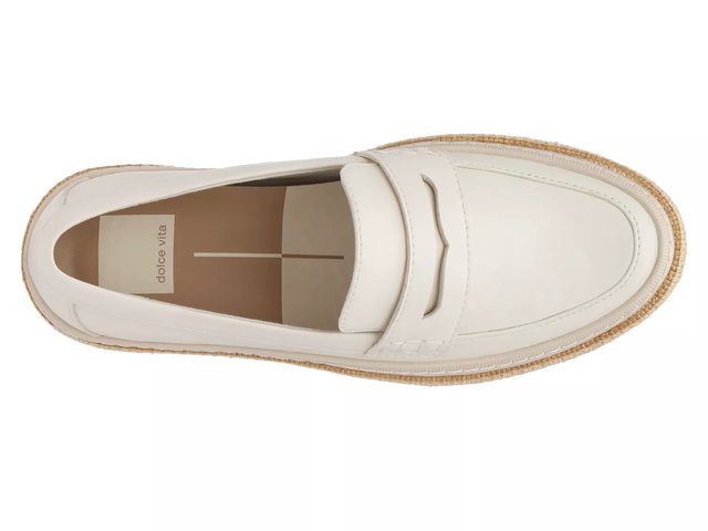 Dolce Vita Cream Woven Platform Loafers 7.5 Like New Dolce Vita Ersula Loafer - Free Shipping | DSW main image 4