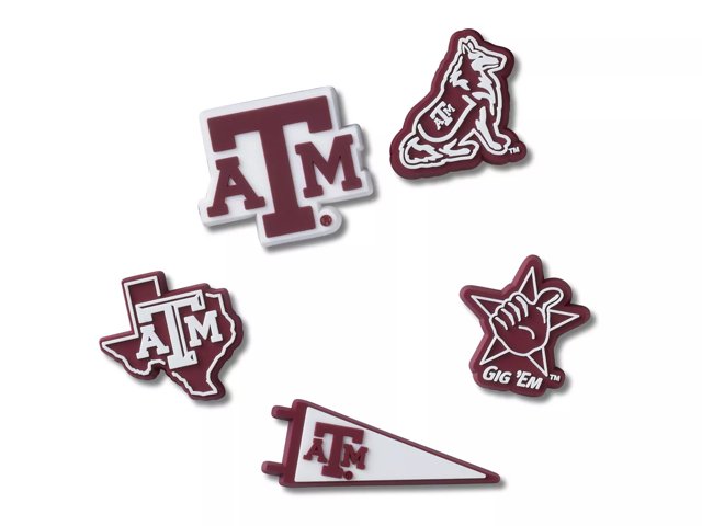 Texas A&M University Jibbitz Set - 5 Pack