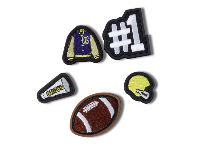 Varsity Patch Jibbitz Set - 5 Pack