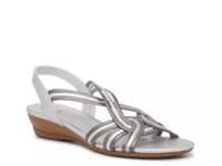 Ravi Wedge Sandal Silver Metallic view