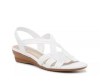 Ravi Wedge Sandal White view