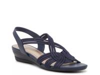 Ravi Wedge Sandal Midnight Blue Navy view