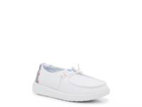 Wendy Boho Slip-On Sneaker - Kids' White Crochet view