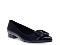 Kalea Ballet Flat Midnight Navy Patent Synthetic view