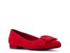 Kalea Ballet Flat Red Synthetic view