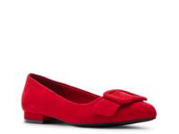 Kalea Ballet Flat Red Synthetic view