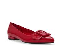 Kalea Ballet Flat Red Patent Synthetic view