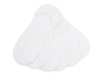 Classic Signature Women's No Show Liners - 6 Pack White view
