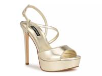 Geez Platform Sandal Gold Metallic view