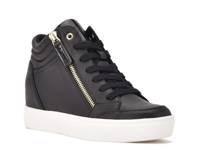 Tons Wedge Sneaker Black/White view