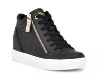 Tons Wedge Sneaker Black Quilted view