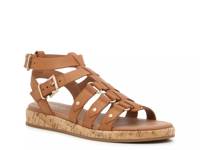 Prally Gladiator Sandal Mustard Tan view