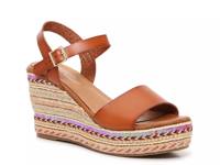 Sonsch Wedge Sandal Dark Brown/Multicolor view