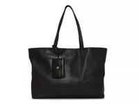 Beth Leather Tote Black view