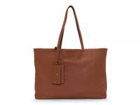 Beth Leather Tote Dark Brown view