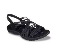 Reggae Slim Simply Stretch Sandal Black view