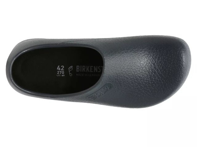 Birkenstock Men’s Size 46 / 13 Profi Birki Triple Black Rubber Slip On Clogs Profi-Birki Polyurethane in Color Blue | BIRKENSTOCK US main image 4