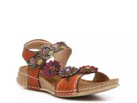 Nadira Sandal Brown/Navy/Multicolor view