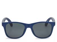 Tie Dye Sharks Kids' Sunglasses & Case Set Blue/Navy view