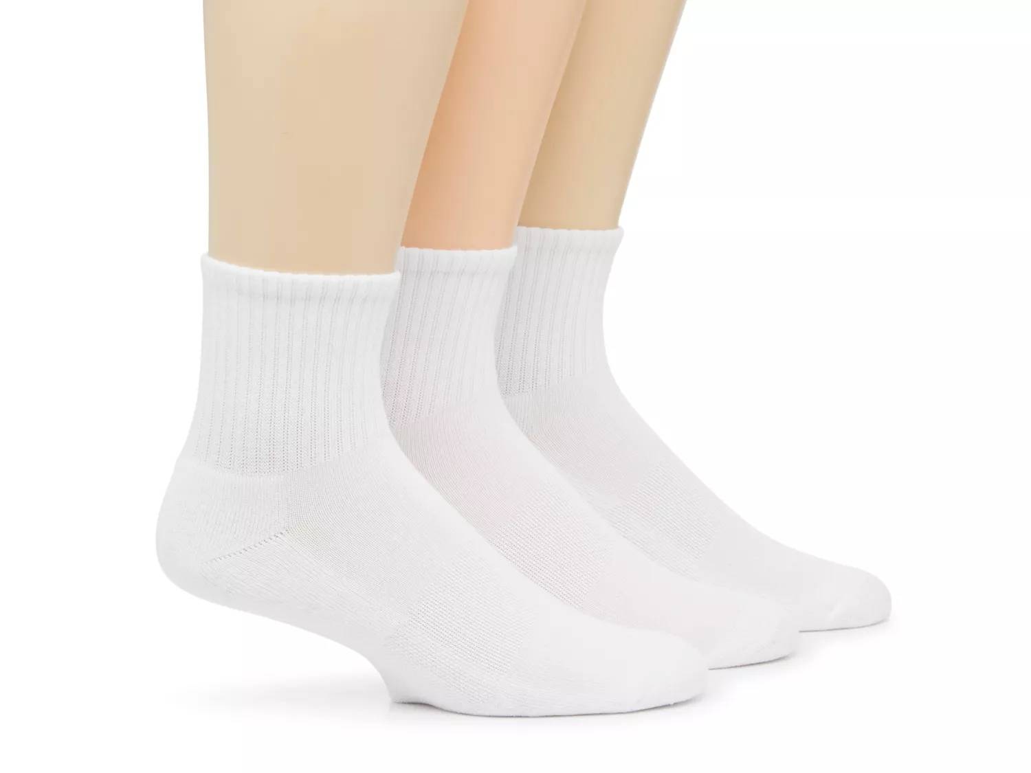White Ankle Socks - 5 Pack Mens'