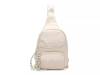 Nylon Sling Backpack Off White view