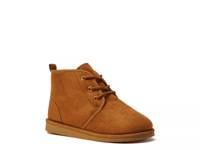 Fuzzy Bootie Dark Brown view