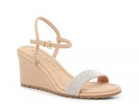 Saint Wedge Sandal Beige view
