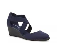 Ted Wedge Pump Navy view