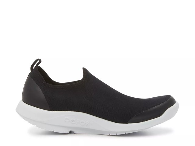 Men\'s OOFOS OOmg Sport Low Black Slip On Sneakers Sz 10 Athletic EUC! MENS OOFOS OOMG SPORT LOW RECOVERY SLIP ON SHOE | BLACK  main image 3