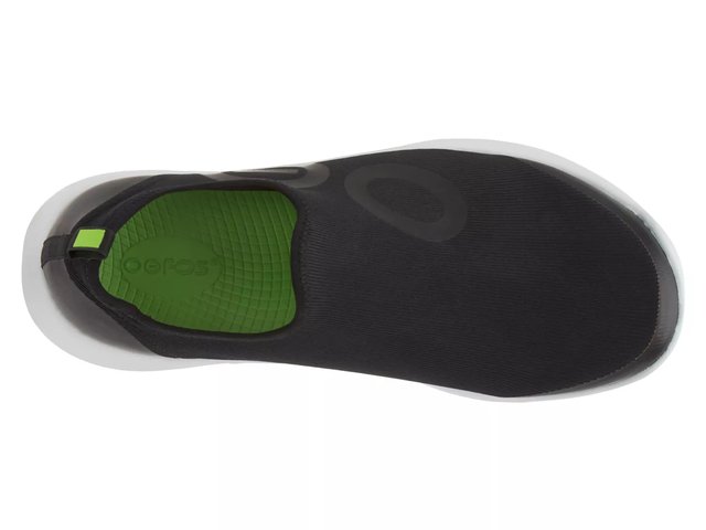 OOFOS Men\'s Gray Slip-On Clog with Green Insole Men main image 2