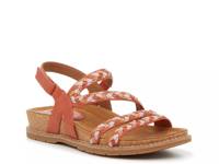 Gydeon Wedge Sandal Mango Red/Tan/Blush view