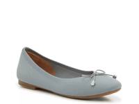 Sasha Ballet Flat Warm Chambray Blue view