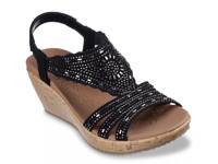 Beverlee Dazzling Charm Wedge Sandal Black view