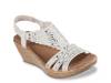 Beverlee Dazzling Charm Wedge Sandal Off White view
