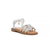 Butterfly Sandal - Kids' Silver Metallic view