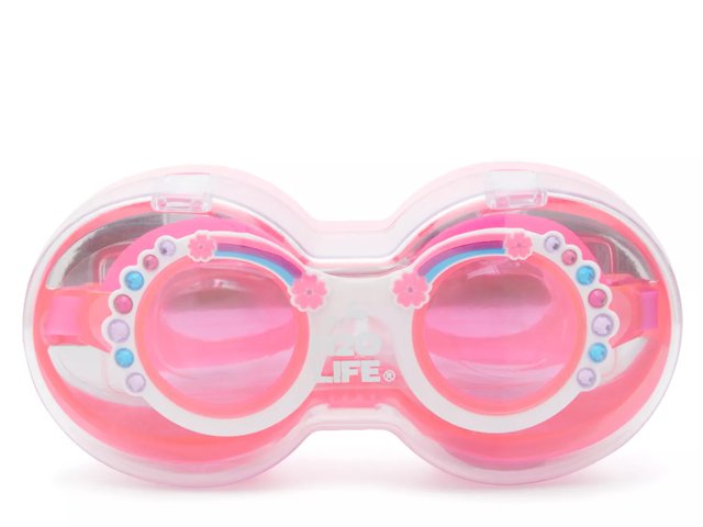 Flower Bling Swim Goggles