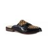 Au Pair Mule Black Leopard Print Leather view