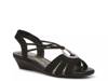 Rigel Wedge Sandal Black view